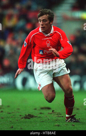 ALAN ROGERS Nottingham Forest FC 16 Gennaio 1999 Foto Stock