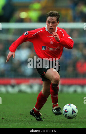 ALAN ROGERS Nottingham Forest FC 30 Gennaio 1999 Foto Stock