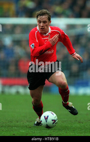 ALAN ROGERS Nottingham Forest FC 30 Gennaio 1999 Foto Stock