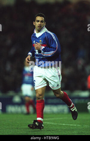 Il duo formato da youri djorkaeff Francia & INTER MILAN FC 10 Febbraio 1999 Foto Stock