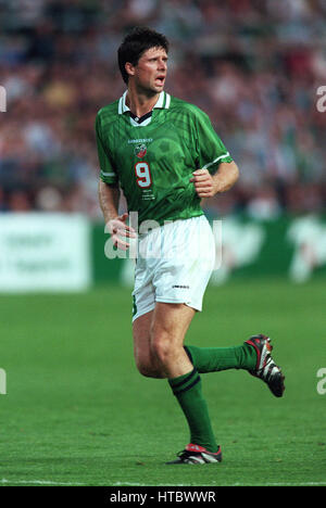 NIALL QUINN EIRE & Sunderland FC 01 Settembre 1999 Foto Stock