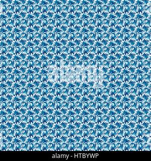 Abstract background in colori blu e bianco Illustrazione Vettoriale