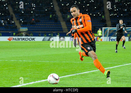 Kharkiv, Ucraina - 23 Febbraio 2017 - Ismaily in azione durante l'Europa League Round di 32 corrispondenza inversa tra (Shakhtar Donetsk, Ucraina) e Foto Stock