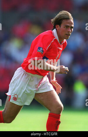 JOHN BURNS Nottingham Forest FC 04 Settembre 1999 Foto Stock