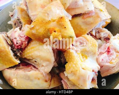 Un trito di pollo lesso per Tet vacanza in Vietnam Foto Stock
