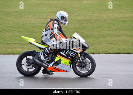MSV moto giornata di pista di Snetterton Foto Stock