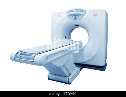CT (tomografia computerizzata) scanner nel laboratorio dell'ospedale. Foto Stock