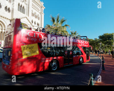 Una gita in autobus a Monaco Foto Stock