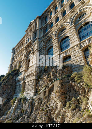 Museo Oceanografico di Monaco, sovrano città-stato, Riviera Francese, Europa occidentale Foto Stock