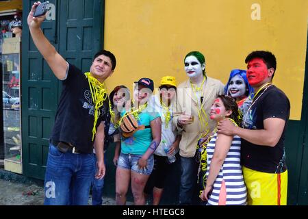 Il carnevale di Cajamarca. Dipartimento di Cajamarca .PERÙ Foto Stock