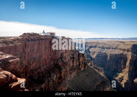 Vista panoramica del West Rim del Grand Canyon - Arizona, Stati Uniti d'America Foto Stock