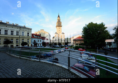 Bielsko Biala città vecchia,Europa, Polonia, Voivodato silesiano, Bielsko - Biala Foto Stock