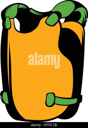 Icona di gilet cartoon Illustrazione Vettoriale