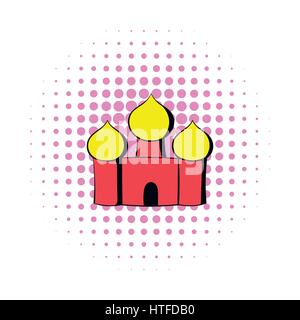 Saint basilici Cattedrale Mosca, Russia icona Illustrazione Vettoriale