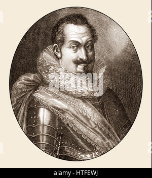 Christian IV, 1577 - 1648, re di Danimarca e Norvegia Foto Stock