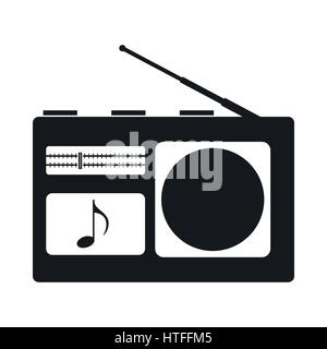 Icona Radio, stile semplice Illustrazione Vettoriale