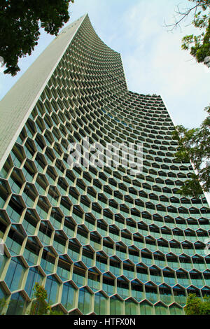 Singapore, highrise building, architettura moderna, Foto Stock