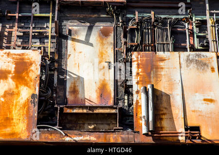 Henrichshütte, ex acciaierie, industrial museum, Hattingen, Germania, Foto Stock