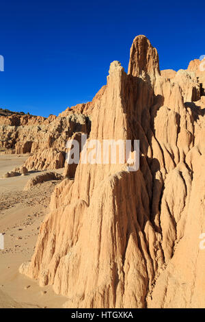 Area di grotte, Cattedrale Gorge State Park, Panaca, Nevada, STATI UNITI D'AMERICA Foto Stock