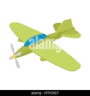 Aerei militari icona, stile cartoon Illustrazione Vettoriale