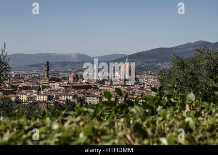 Firenze dal di sopra Foto Stock