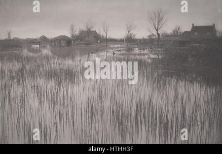 Peter Emerson - Un Rushy Shore, piastra XXXV dalla vita e del paesaggio su Norfolk Broads - Google Art Project Foto Stock