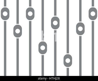 Icona del miscelatore illustrato su sfondo bianco in vettore Illustrazione Vettoriale