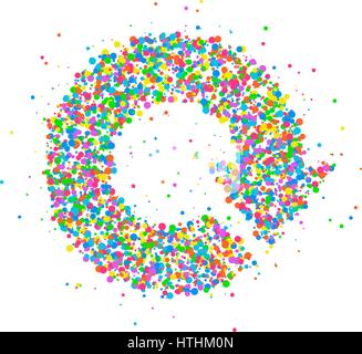 Icona freccia circolare di cerchi multicolori. Illustrazione Vettoriale Illustrazione Vettoriale