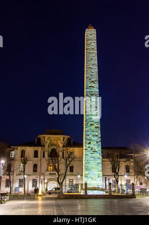 Obelisco murato (Costantino obelisco) a Istanbul - Turchia Foto Stock