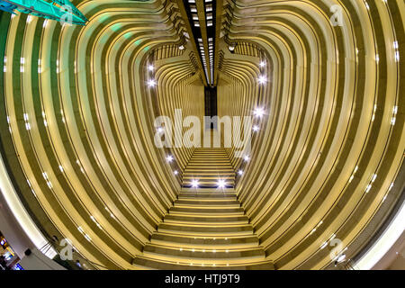 Interno del Marriott Marquis Hotel Atlanta, Georgia, Stati Uniti d'America Foto Stock