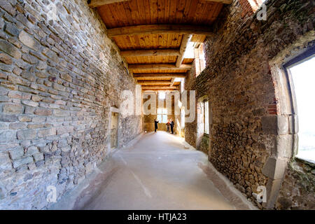 Chateau d'Essalois in Chambles vicino a Saint Etienne, Francia Foto Stock