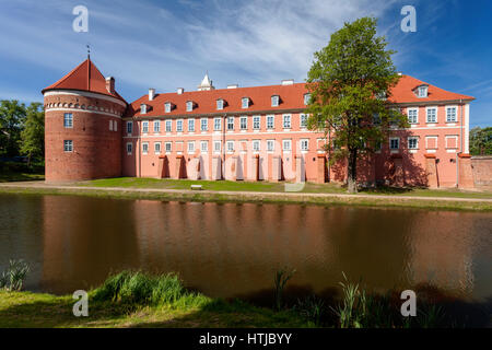 Lidzbark Warminski il barocco palazzo dei vescovi di Warmia, Polonia Foto Stock