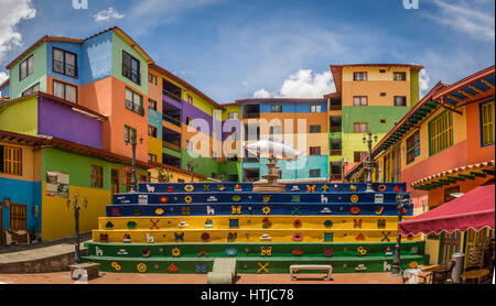 Plaza de los Zocalos - Guatape, Colombia Foto Stock