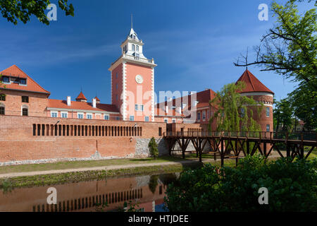 Lidzbark Warminski il barocco palazzo dei vescovi di Warmia, Polonia Foto Stock