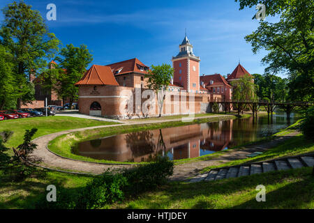 Lidzbark Warminski il barocco palazzo dei vescovi di Warmia, Polonia Foto Stock