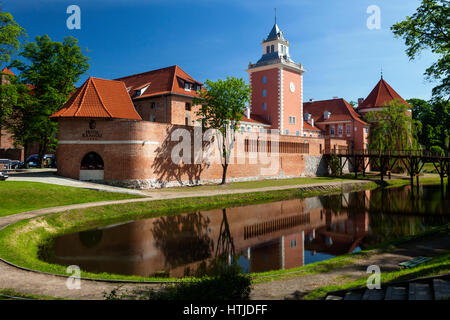 Lidzbark Warminski il barocco palazzo dei vescovi di Warmia, Polonia Foto Stock