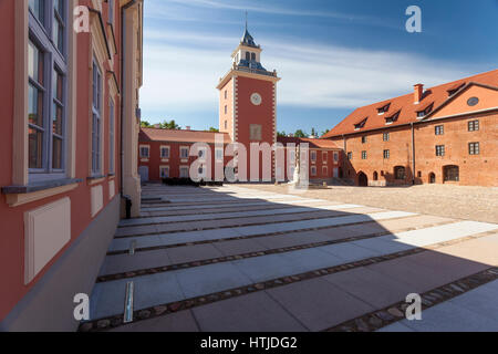 Lidzbark Warminski il barocco palazzo dei vescovi di Warmia, Polonia Foto Stock