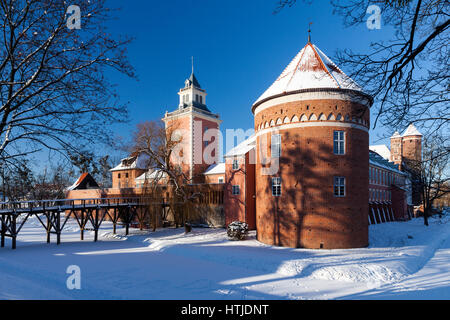 Lidzbark Warminski il barocco palazzo dei vescovi di Warmia, Polonia Foto Stock