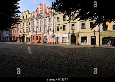 Architettura, costruzione, edifici, città, vista città, design orientale, Europa orientale, Europa, europeo, swidnica, Foto Stock