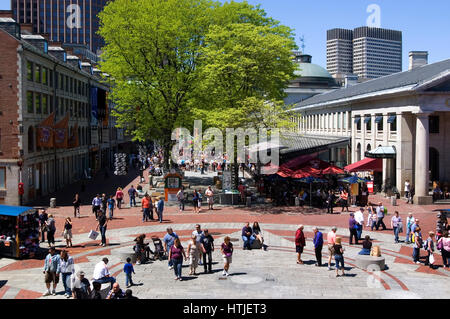 Quincy Marketplace nella città di Boston, Massachusetts Foto Stock