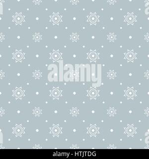 Vector seamless pattern. Inverno texture di Natale con i fiocchi di neve. Pattern può essere utilizzata come sfondo, sfondo pagina compilate, wrapper, surfac testurizzata Illustrazione Vettoriale