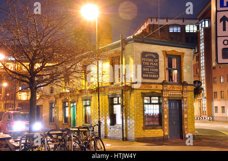 : Peveril del picco Pub, Manchester Foto Stock