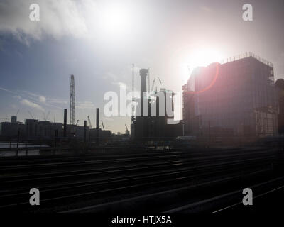 Battersea Power Station sotto la riqualificazione Foto Stock