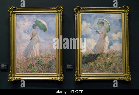 Pittura impressionista al Musee d'Orsay,Claude Monet, Parigi, Francia. Foto Stock