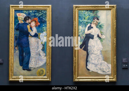 Pittura impressionista al Musee d'Orsay,Auguste Renoir, Parigi, Francia. Foto Stock