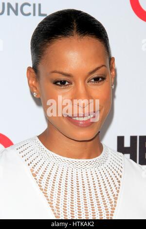 Beverly Hills, CA. Undicesimo Mar, 2017. Kearran Giovanni presso gli arrivi per la famiglia la parità del Consiglio impatto annuale awards, il Beverly Wilshire Hotel di Beverly Hills, CA Marzo 11, 2017. Credito: Priscilla concedere/Everett raccolta/Alamy Live News Foto Stock