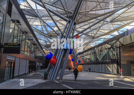 La stazione Garibaldi, Napoli Italia Foto Stock