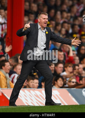 Brentford manager Dean Smith Foto Stock