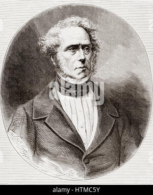 Henry John Temple, terzo Visconte Palmerston, 1784 a 1865. Primo ministro britannico. Da Album-Evenement, Prime du ufficiale l'evenement, pubblicato 1865. Foto Stock