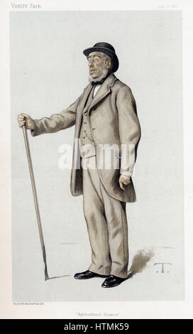 John Bennet Lawes (1814-1900) British agriculturalist. Fondata Rothamsted Stazione sperimentale nel 1843. Cartone animato da "Vanity Fair", Londra, 8 Luglio 1882 Foto Stock